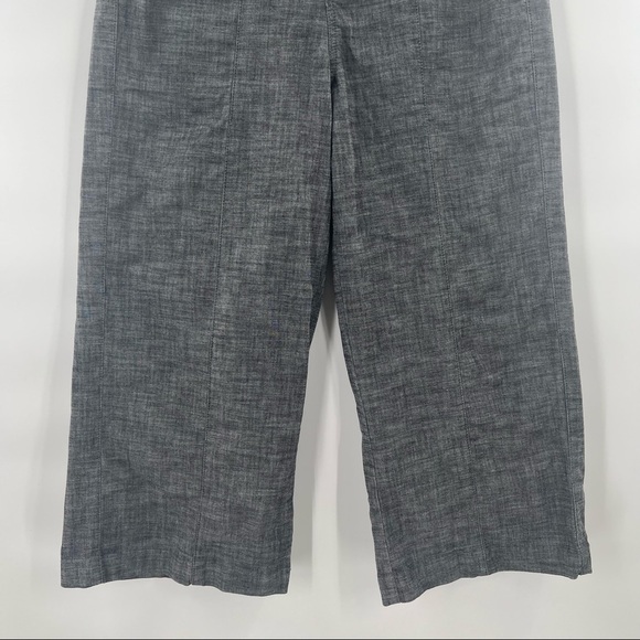 Signature Reitmans blue cotton wide leg pants - Picture 3 of 6